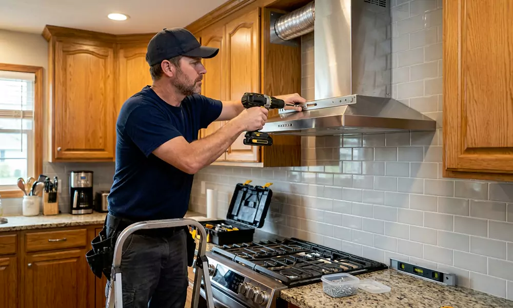 Range Hood Installation in Westford, MA